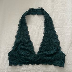 Free People Galloon Lace Halter Bralette - XS